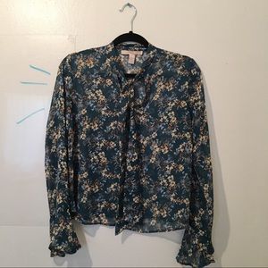 forever 21 floral blouse